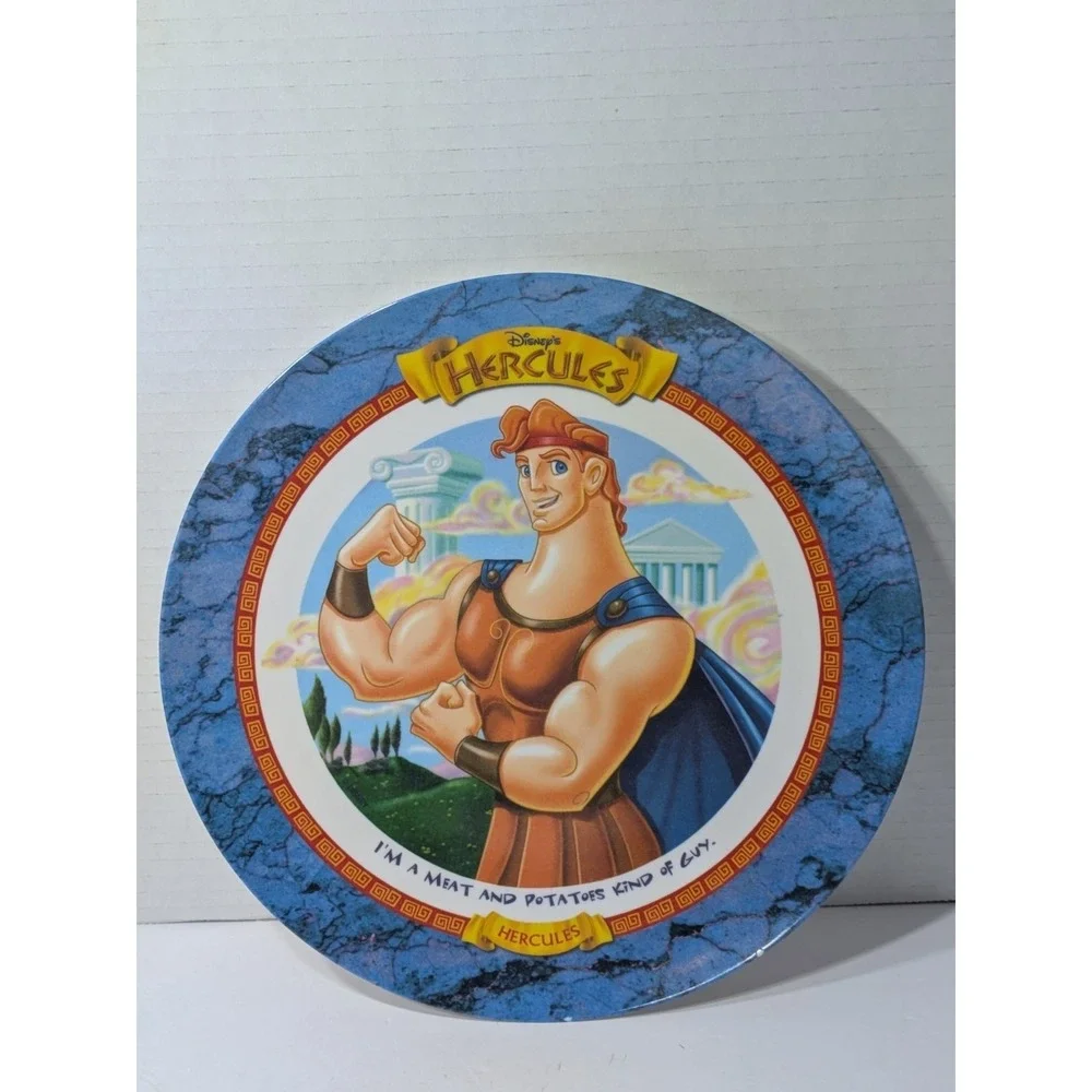 VTG 1997 DISNEY MCDONALDS HERCULES COLLECTIBLE MELAMINE PLATE PREMIUM PROMO 9.5